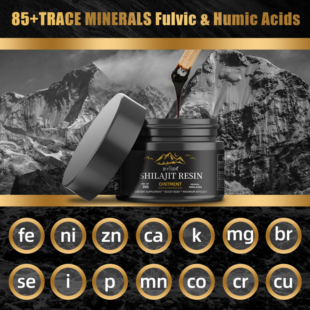 Pure Himalayan Shilajit Resin 30g – Natural Shilajit Resin with Trace Minerals, for Energy & Vitality, High-Quality Wellness Supplement
